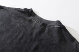 Doberman Dog Oversized Washed T-shirt
