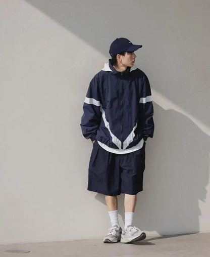 Waterproof Patchwork Varsity Jacket