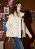 Spring Quilted Stand Collar Puffer Vest