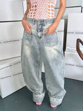 Chic High Waist Loose Streetwear Jeans