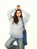 High End American Retro Pullover Sweater