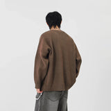 Soft Ribbed Knit Button Front Cardigan