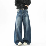 Vintage Patchwork Loose Wide Leg Jeans