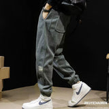 Solid Color Korean Loose Trousers Pants