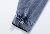 Durable Hip Hop Distressed Denim Jacket