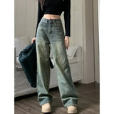 Women's Vintage High-Waisted Wide-Leg Jeans