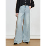 Stylish Mid Waist Stonewashed Denim Jeans