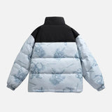 Cartoon Pattern Hip Hop Down Puffer Jacket