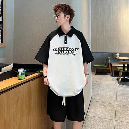 Men's Trendy Youth Casual Summer Polo T-Shirt