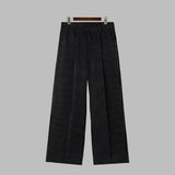 Korean Style High Waist Stripe Pants