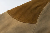 Thick Corduroy High Street Distressed Fur Hooded Jacket