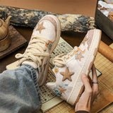 Personalized Star Design Vulcanized Platform Sneaker