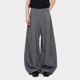 Retro Thin Wide Leg Casual Pants