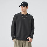 Cozy Winter Logo Solid Color Long Sleeve T-Shirt