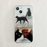 Black Cat iPhone Case