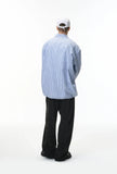 Essential Checkered Pleated Cotton Long Sleeve Shirt