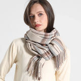 Plaid Foulard Winter Scarves