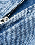 Denim Flades Mini Skirt