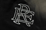 Faded Letter Embroidery Baseball Varsity Denim Jacket