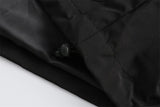 Black Zip-up Denim Jacket