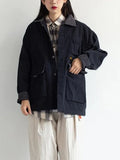 Military Army Retro Denim Jacket