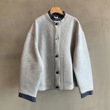 Trendy Fake Two-Piece Open Front Sweatshirt