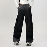 Cozy 90s Style Aesthetic Gradient Sports Cargo Pants