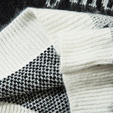 Autumn Chic Retro Letter Knitted Sweater