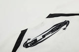 Cozy Y2K Grunge Cat Graphic Patchwork T-Shirt
