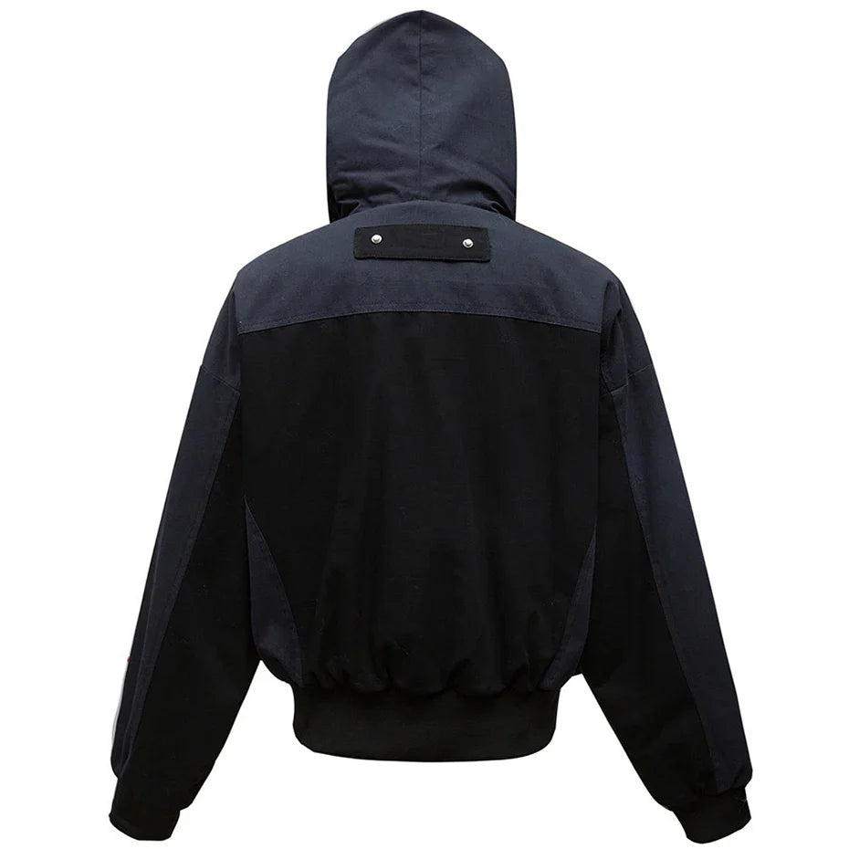 Winter Thick Fox Fur Collar Parkas Windbreaker Jacket