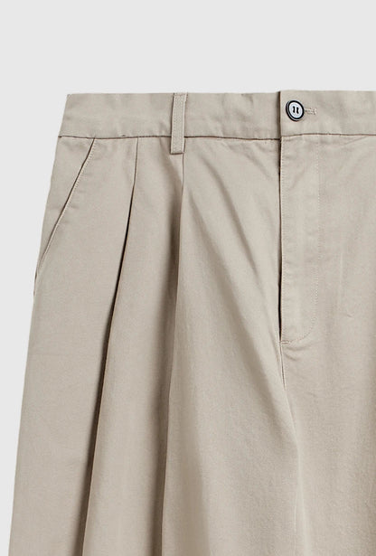 Loose Retro Solid Pants