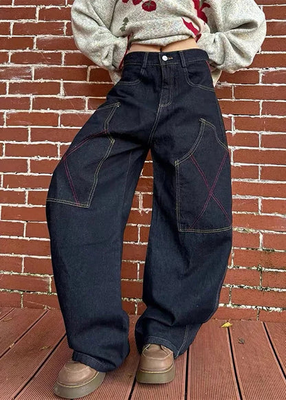 Vintage Oversize Hip Hop Cargo Jeans