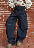 Vintage Oversize Hip Hop Cargo Jeans