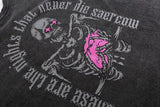 Vintage Skull Skeleton Print T-shirt