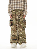 Japanese Style Versatile Camouflage Cargo Pants