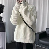 Chunky Ribbed Turtleneck Sweater