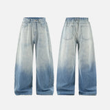 Streetwear Ripped Casual Wide Leg Denim Jeans