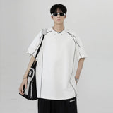 Streetwear Breathable American Black Short Sleeve T-Shirt
