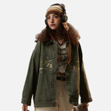 Y2k Vintage Oversized Denim Jacket