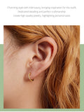 Hoop Huggie Earring
