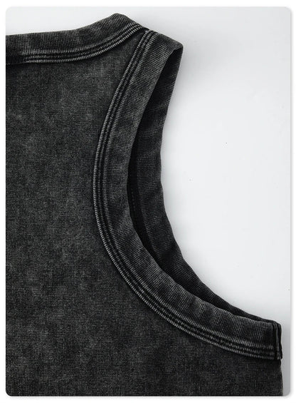 Washed Solid Color Women's Top