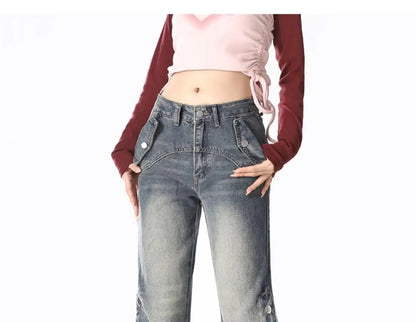Spicy Girl High Waisted Flared Jeans