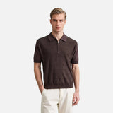Breathable Lightweight Stripe Polo T-Shirt