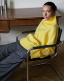 Flattering Oversized High Collar Knitted Sweater