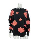 Halloween Oversized Pumpkin Sweater