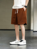 Drawstring Baggy Sweat Shorts