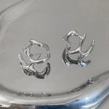 Front view of the Y2K Neo Glam Earrings