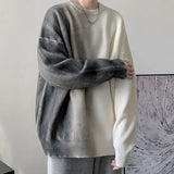 Y2K Ribbed Knit Oversized Sweater