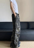 Cozy Camouflage High Rise Cargo Pants
