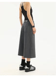 Striped Vintage High-Waisted Capri Jorts